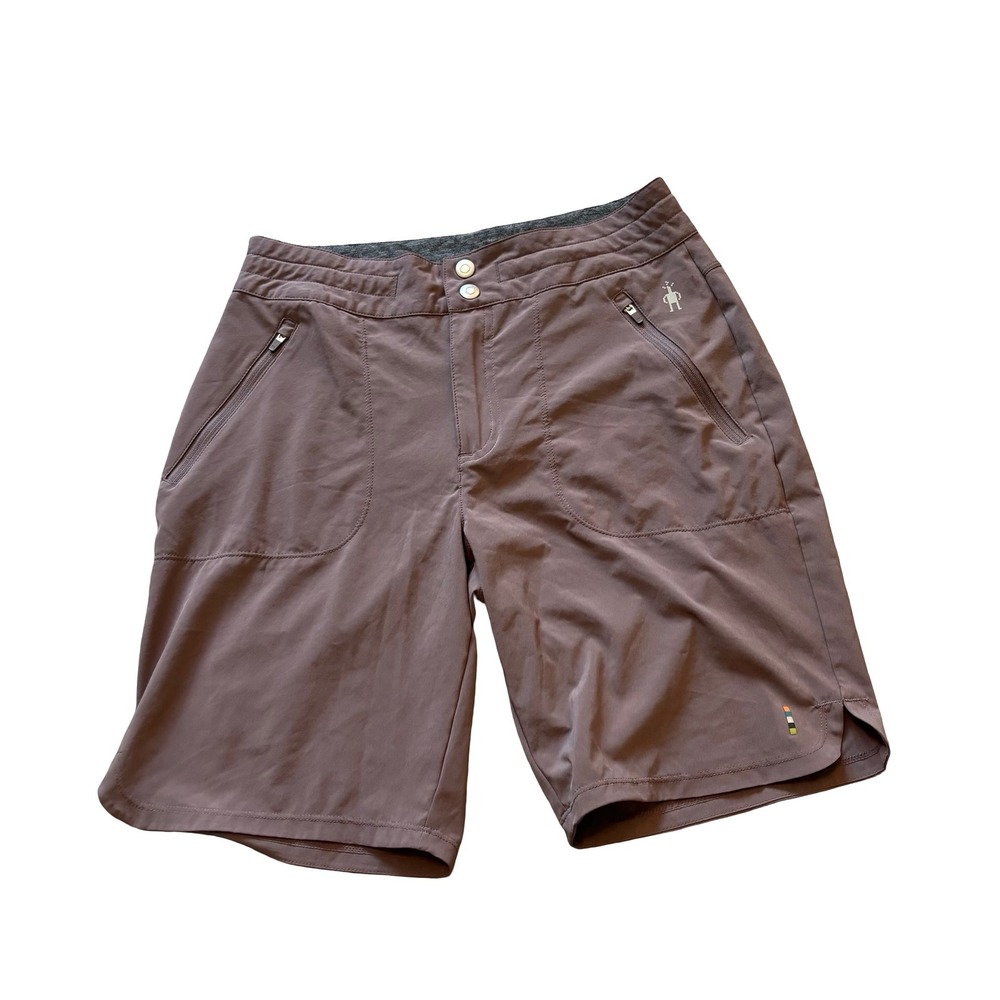 Smartwool Womens XS Mauve‎ Brown Hiking Shorts Lightweight Active Trail Gorpcore